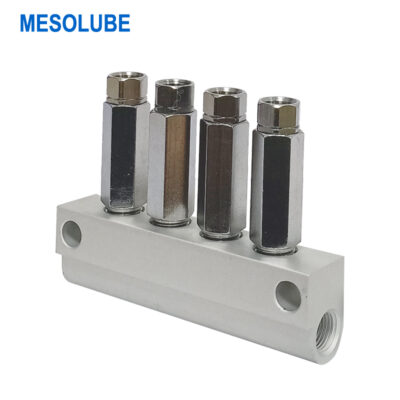 單線潤滑系統魯布加壓式分配器4位