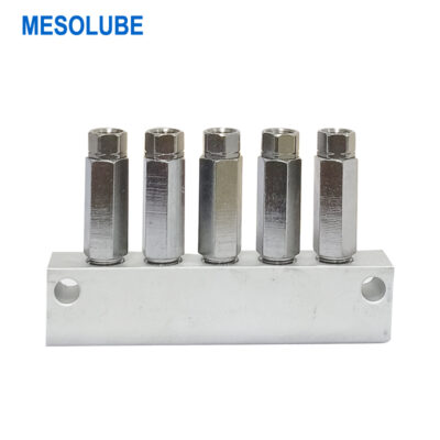 單線潤滑系統魯布加壓式分配器5位